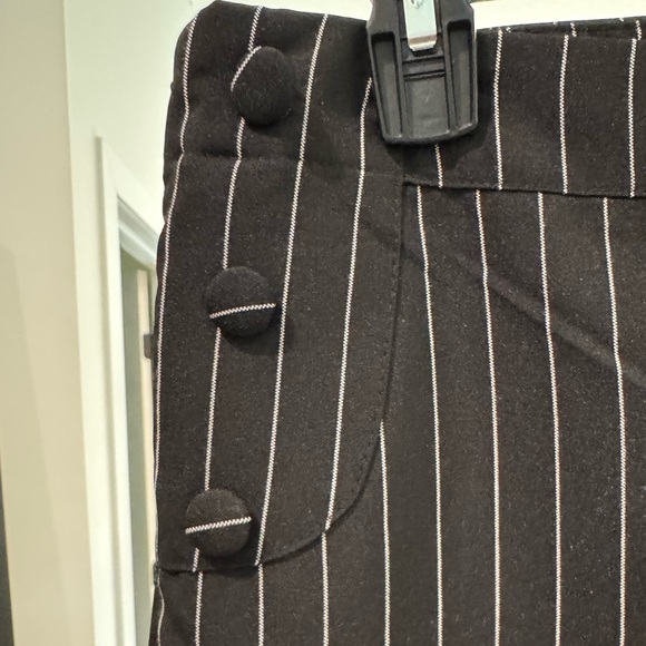 SHEIN PETITE Striped Print Straight Leg Pants - Picture 5 of 12